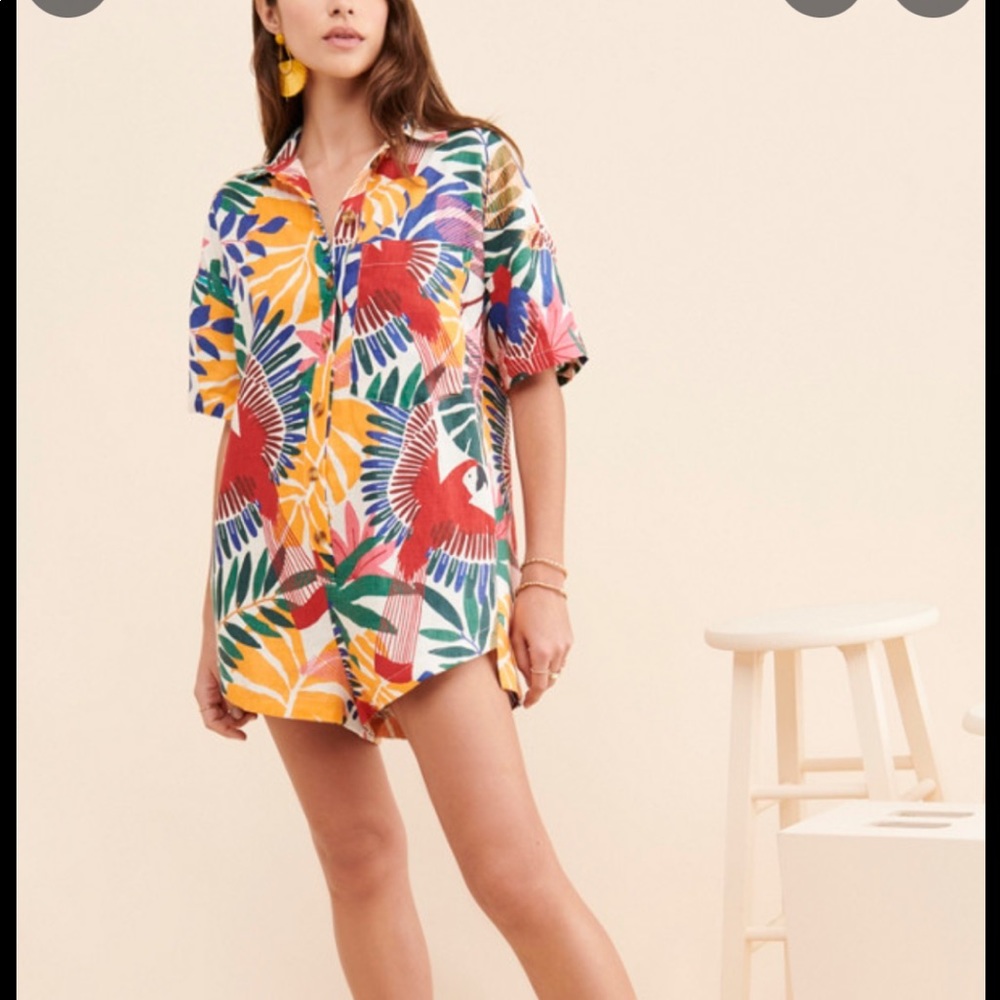 OFF WHITE MACAW ROMPER FARM Rio